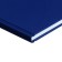 Book of accounting, 96 sheets, boumvinyl cover, offset block, cage, blue color, sticker