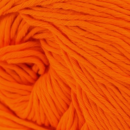 Yarn "Bouquet Unicolor" 100% cotton 200m/100g (3215 orange)-2