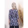 Women's tunic, size 46, blue color