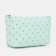 Cosmetic bag with lightning, mint color