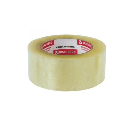 Glue tape Brauberg 440157, transparent, 45 μm, 48 mm x 132 m