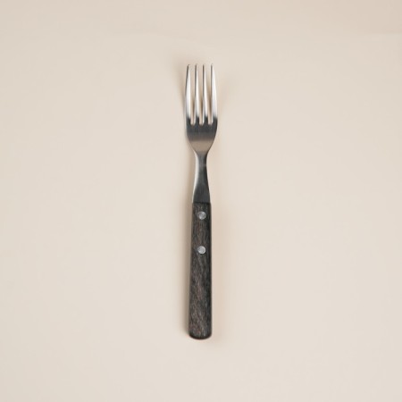 A set of cutlery of stainless steel SL Home, 24 objects, silver color, brown handle color-3