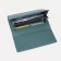 Women's wallet on magnets, green color