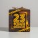 Gift folding box, packaging, “February 23!”, 12 x 12 x 12 cm