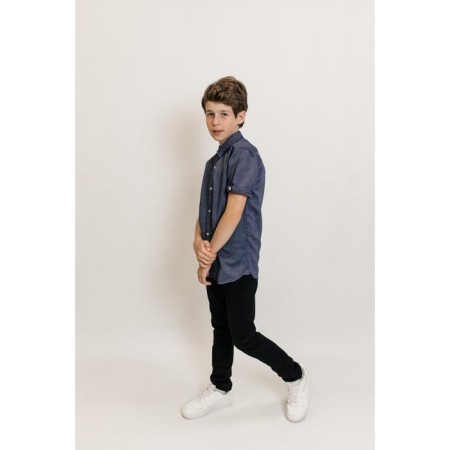Surchachka upper for boys, height 146-152 cm, blue color-8