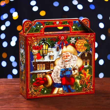 Gift box "Festive collage" 17.3 x 6.5 x 15 cm-1