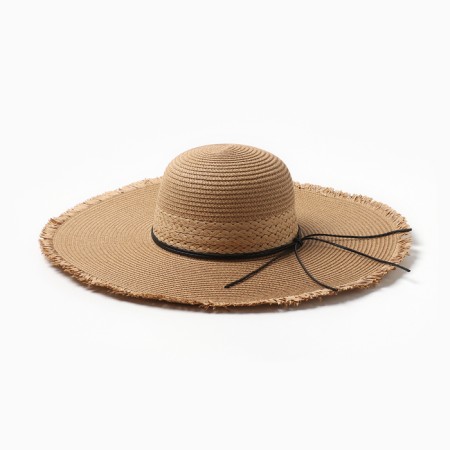 Women's hat Minaku, central to light-brown, river 58