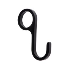 Railing hook is non -removable, the color is matte black