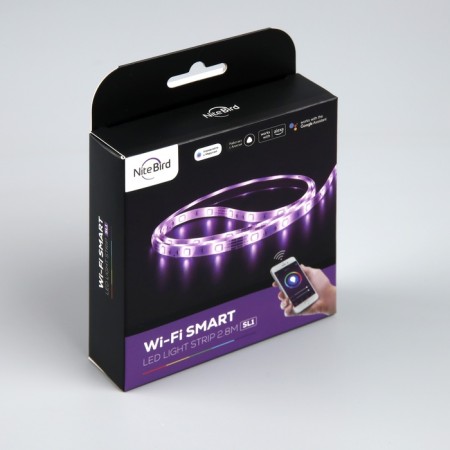 Smart LED strip Nitebird, 5V, SMD5050, 30 LED/m, 2.8 m, IP20, Wi-Fi, RGB-16