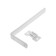 The holder is a wall tundra, with a mount for curtains, 180 mm, polymer, 1 pc.