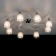 Ceiling chandelier Citilux "Christie" CL152180, 79x79x19 cm, 8x75W, E27, white color