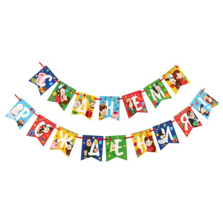 Girland on the tape "Happy Birthday", Gravity Folz dl. 176 cm-1