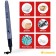 Permanent marker 2.0 mm, Crown Multi Marker Slim, bullet, black