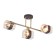 Ceiling lamp 3x60W E27, size 56x30x31 cm
