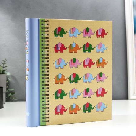 Photo album magnetic 30 sheets "Elephants"
