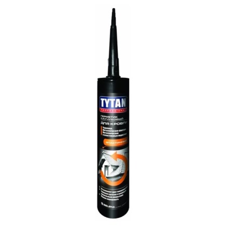 Sealant Tytan Professional (91530), rubber, for roofs, red, 310 ml