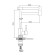 ACCOONA A44090 kitchen mixer, single -leaf, folding spout, stainless steel, chrome