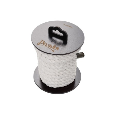 Shibari rope Pecado BDSM, on a coil, cotton, white, 5 m-1
