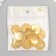Buttons plastic on the midnight "gold" 2.5 cm set 12 pcs