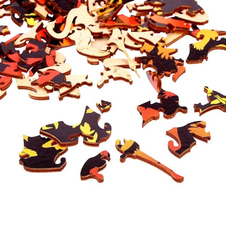 Puzzle wooden figured "Free flight"-3