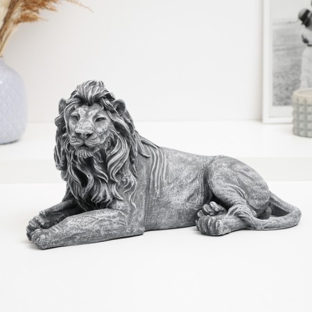 Figure "Leo African No. 2" Antik, 32x14x19cm