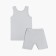 A set for a boy (T -shirt, panties), gray/dino color, height 92 cm