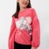 Longslit for a girl, raspberry color, height 140 cm