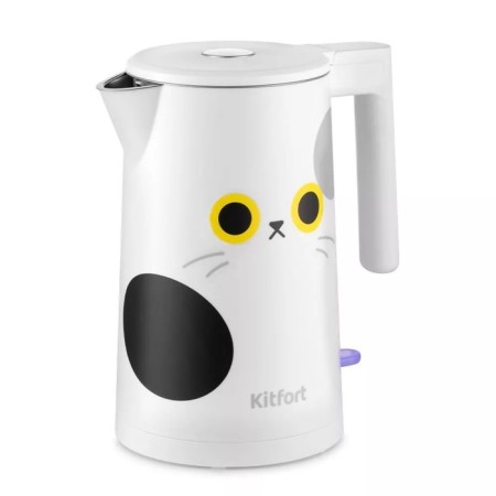 Electric KitFort KT-6185 kettle, 1.7 l, 2200 watts, white