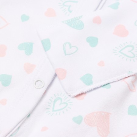Details for children with closed legs, white color, height 68 cm (3-6 months)-2