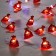 Garland “thread” 2 m Rosa with nozzles “bag with gifts”, IP20, silver thread, 20 LED, white glow, 2 modes, AAX2