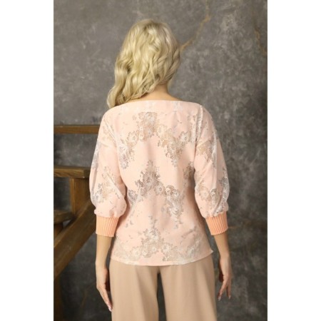 Female jumper, size 48, peach color-5