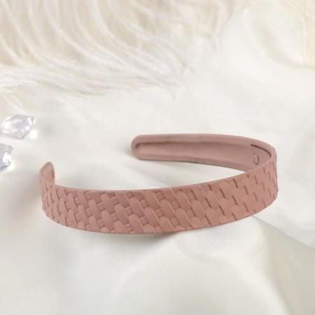 Hair cap "Matte glare" weaving, 2.5 cm, mix