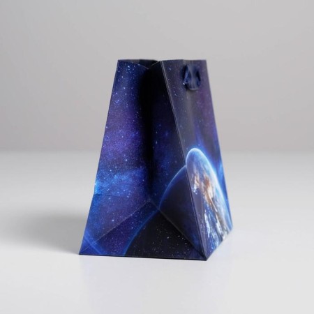 Gift laminated square, packaging, “Cosmos”, 14 x 14 x 9 cm-2