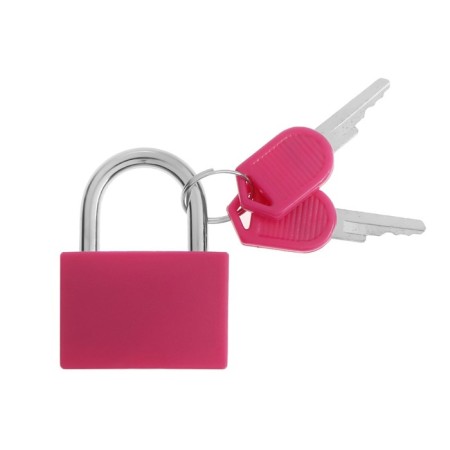 Castle of a hinged suitcase, medium, 30x42 mm, pink-3