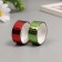 Adhesive tape decorative plastic "metallic. Red, green" nr 2 pcs 1.5 cm, from. 3 m