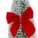New Year's decor "Christmas tree on a stand with a bow" 6x6x15 cm