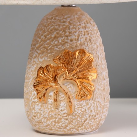 Board Lamp "Leaves" E14 40VTbezhnaya gold 20x20x32cm-3