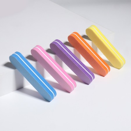 Buffs sandpaper for nails, bilateral, 10 pcs, 9 × 1.8 × 1.1 cm, multi -colored-5