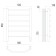 Terminus heated towel rail "Regiment" P6, 500x650 mm, chrome