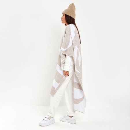 Feminine bilateral mist beige, size 47*226cm-1
