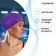 Hat of swimming adult Onlytop, rubber, girth 54-60 cm