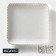 Porcelain plate square Magistro "Blanche. Flower ", 22.5 × 22.5 cm, white color