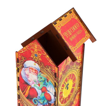 Tea house "Santa Claus" 19.2 x 8.6 cm.-7