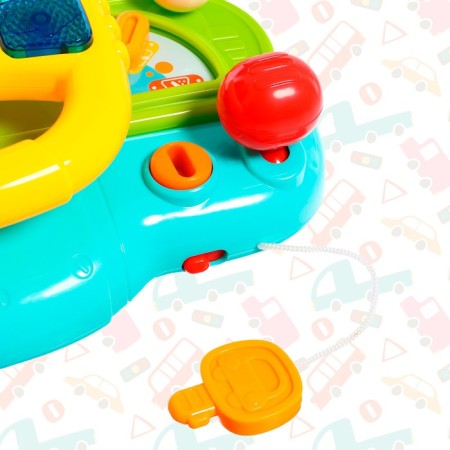 Musical steering wheel "Little Capture", light, sound effects-11