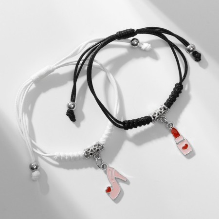 Bracelets "Demetrons" shoe with lipstick, color, 7 cm-1