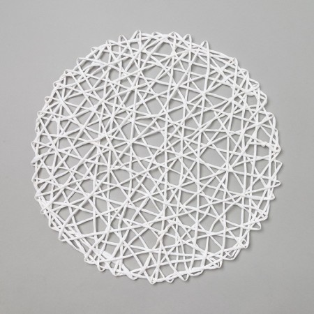 Serving shade "Grass", central milk, d 38 cm-2