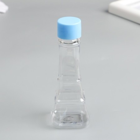 Bank for scrapbooking plastic "Eiffel Tower" 50 ml mix 3.7x3.7x10.5 cm-1