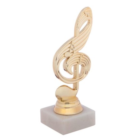 The Cup "Violin key", award figure, a stone stand white, 14.5 x 5 x 5 cm.-1
