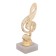The Cup "Violin key", award figure, a stone stand white, 14.5 x 5 x 5 cm.