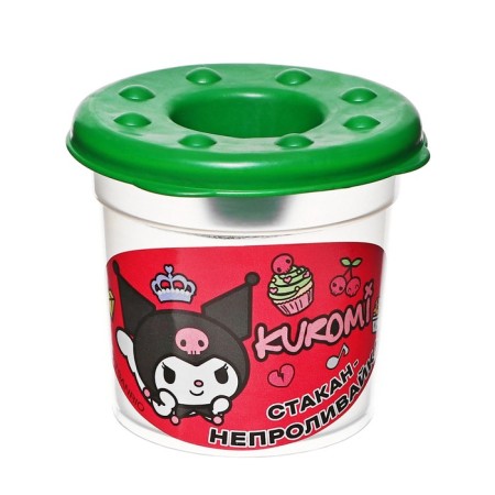 Kuromi cup-nonsense, transparent, mix-3